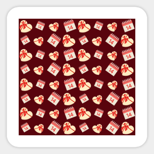 Valentine Pattern Sticker